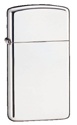 Zippo Slim Polished Sterling Silver #1500 Lighter