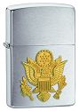 Zippo Army Emblem Brushed Chrome #280ARM Lighter