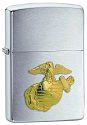 Zippo Marines Emblem Brushed Chrome #280MAR Lighter