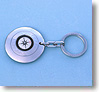 Dalvey Stainless Steel Round Compass Key Ring