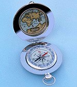 Inside of Dalvey Voyager Liquid Damped Pocket Compass