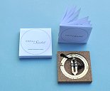 H. M. Kala Solid Brass Sunwatch Pocket Sundial Packaging