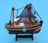 Back of Breeze Fishing Trawler Ships Model Showing Magnet