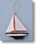 Cutter Sailboat Miniature Ships Model and Ornament