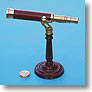 Premium Brass Telescope on Turned Hardwood Stand