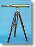 19-inch Brass Telescope on Hardwood Tripod