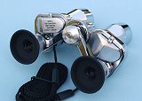 Eyepiece View of Small Binoculars