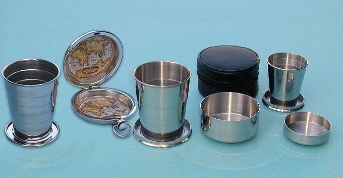 Stainless Steel Collapsible Drinking Cups