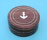 Inlaid Compass with Lid Closed