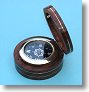 Round Hinged Inlaid Compass