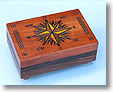 Secret Opening Compass Rose Cartography Box