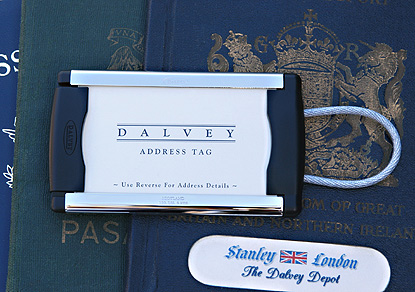 Dalvey Personal Address Tag - PROFESSIONAL CORPORATE AND BUSINESS GIFTS - GRANTS OF DALVEY GIFTS FROM THE DALVEY DEPOT