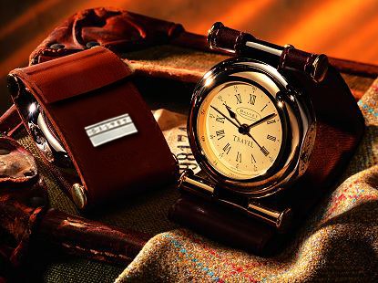 Dalvey Leather Travel Clock