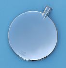Back of Dalvey Standard Size and Small Pocket Flask