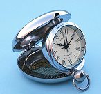 Side View of Clock in Travel Case