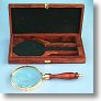 Hand Magnifier with Hardwood Case