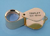 10x Triplet Pocket Magnifier and Eye Loupe