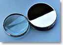 Chrome Plated Hinged Roll-out Magnifier