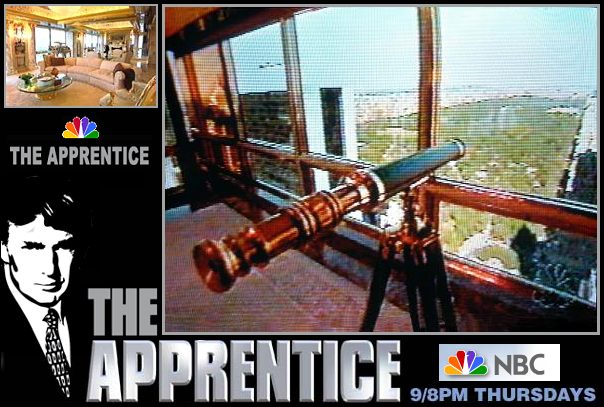 30-inch Stanley London Polished Brass Telescope shown on Season 1, Episode 1 of NBC's The Apprentice