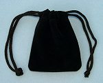 Optional Black Velvet Pouch